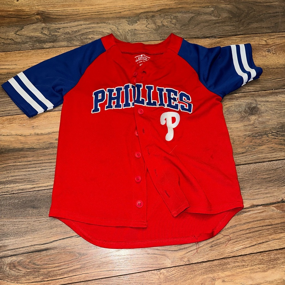 Phillies Youth Button-Up